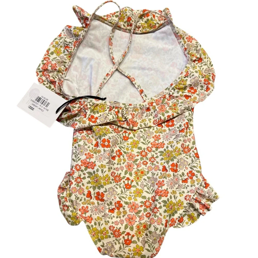 NWT Olivier London 1 Piece Ruffle Swimsuit - Picture 2 of 2